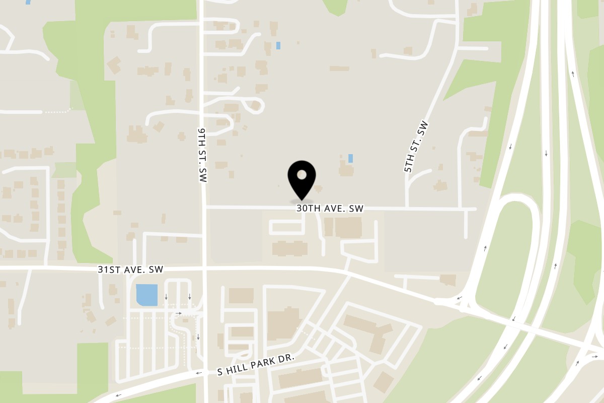 Map showing the location of Golden Corral Buffet & Grill on 3500 S Meridian in Puyallup